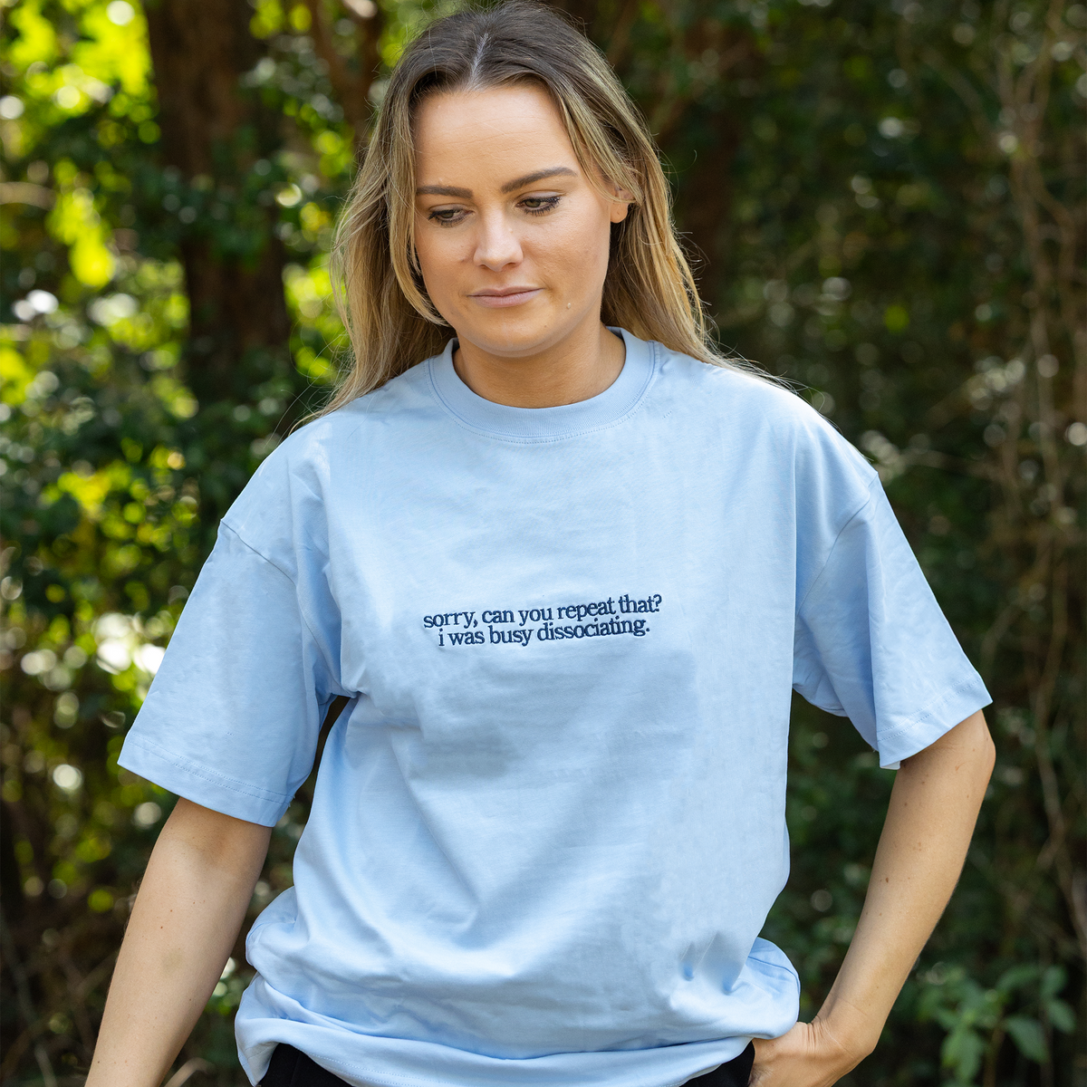 'Busy Dissociating' Box Fit T-Shirt